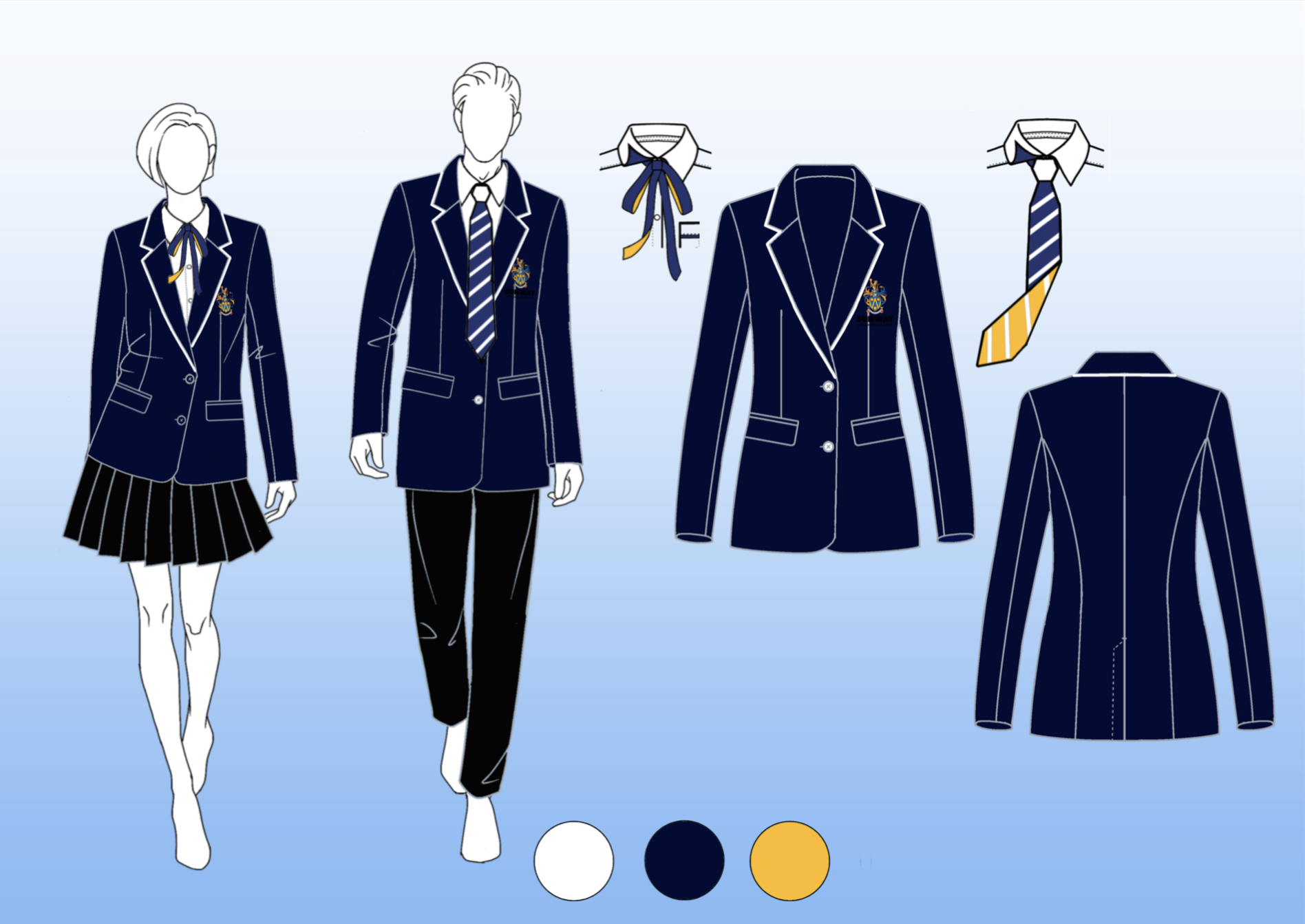 SIS Blazer & Tie