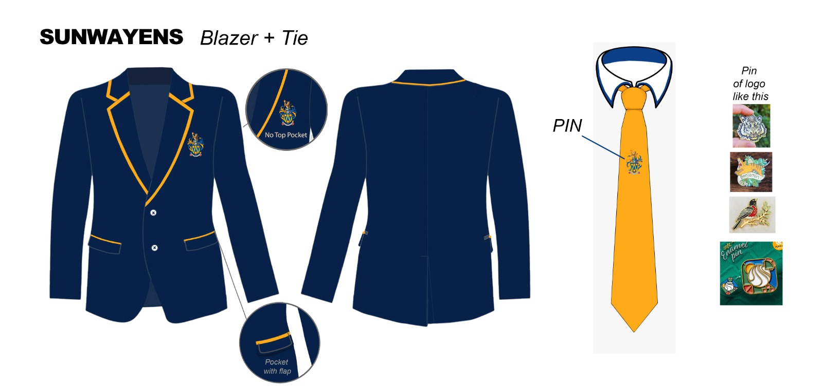 SIS Blazer & Tie